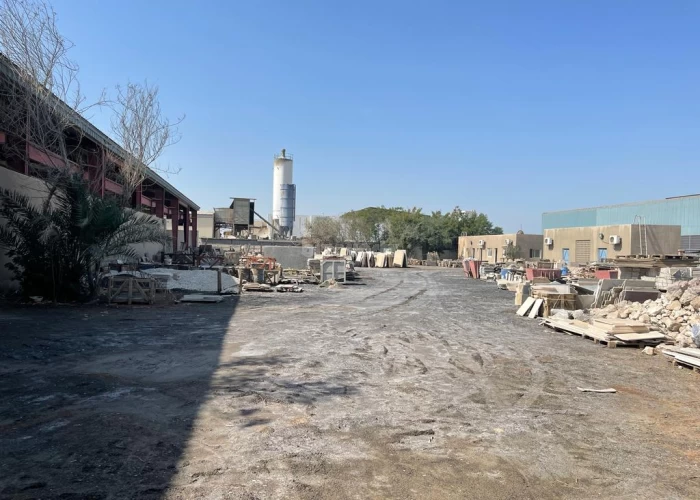 Licensed Marble factory 59829 sqft with lease for 84 years at 60000 dhs rent yearly for 2.75 million dollars